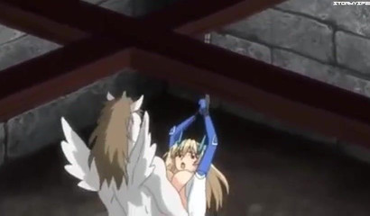 Blond-haired beauty fucks centaurs and other monsters