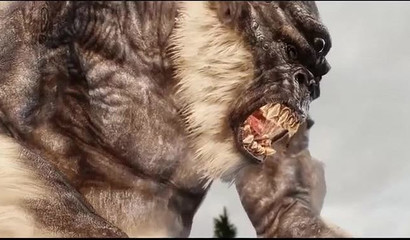 Huge roaring creature gets ready to fuck something