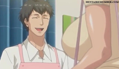 Blindfolded Hentai cutie feels a massive dick inside