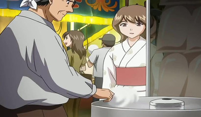 Hot anime girls Asa and Natsume sharing one dick