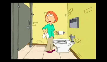 Glenn Quagmire fucks Lois Griffin in public restroom - Family Guy porn
