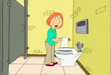 Glenn Quagmire fucks Lois Griffin in public restroom Family Guy porn 