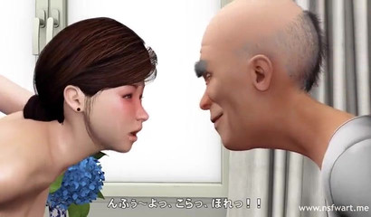 Asian woman gets her pussy eaten by a horny old man