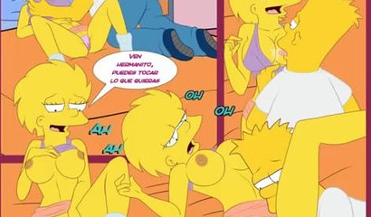 Simpsons porn comics - Bart fucks Lisa hard