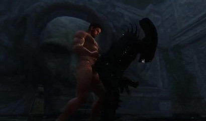 Chris Redfield fucking one of the Molded in his gooey ass