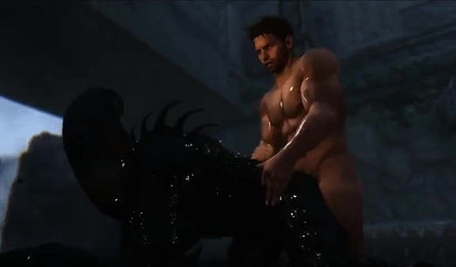 Chris Redfield fucking one of the Molded in his gooey ass