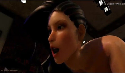 Brunette with a six pack lets him fuck her shoes