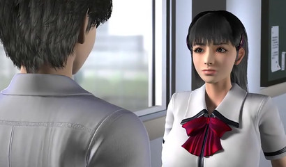 High School with busty sluts and big cocks - 3d schoolgirls in porn cartoon