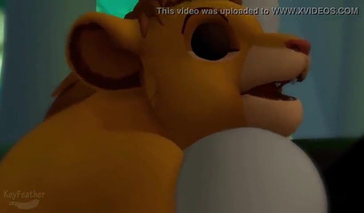 Lion King-inspired sex session with brutal anal banging