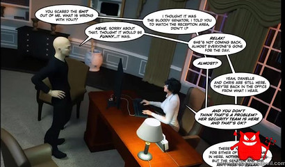 Dark-haired chick fucked while her friends watch