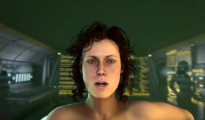 Ripley's ripe pussy and ass get ruined by the Alien