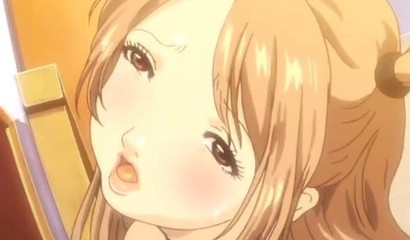 Lucky boy fucks two busty anime girls in porn cartoon