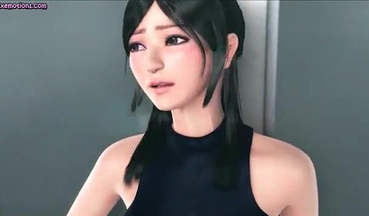 Busty 3d slut with wet panties gets her pussy creamed