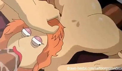 Futurama, Family Guy, Cleveland Show, Simpsons porn cartoons compilation