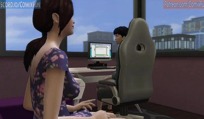 Japanese Son Fucks Sleeping Asian Mom After He Masturbated Watching Porn Videos In Front Of The Computer - Family Sex Taboo - Adult Movie - Forbidden Sex | Japanese Mom And Son Story