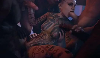 Extreme compilation of rough and brutal banging with hot 3d chicks