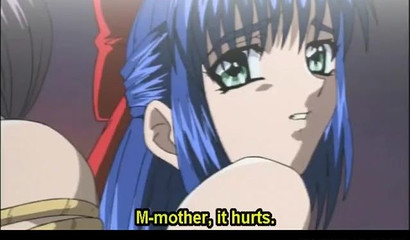 Bondaged anime babes getting fucked in rough hentai cartoon