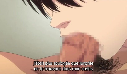 Cute-looking Asian is sucking his juicy dick in cen Hentai porn