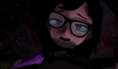 [MMD R-18] Sexy Nerdy Girl Gets Groped and Creamed by Tentacle Demon