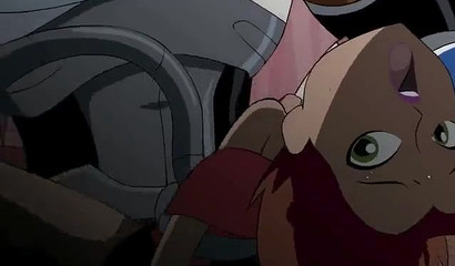 Horny Cyborg fucks Starfire - Teen Titans porn cartoon