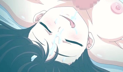 Redheaded busty anime slut rides a cock in this vid