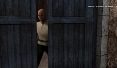 Tied up redheaded nympho dominated by a bald man