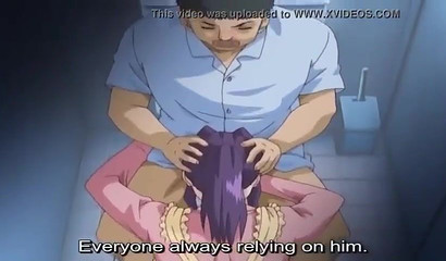 Purple-haired sister getting viciously face-fucked