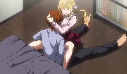 Green-eyed blonde rides this throbbing dick on the floor