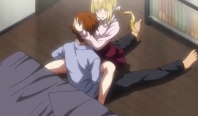 Green-eyed blonde rides this throbbing dick on the floor