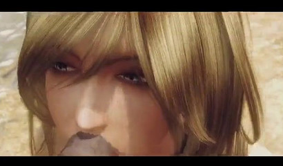 Fantasy sex with beautiful 3d girl with blonde hair