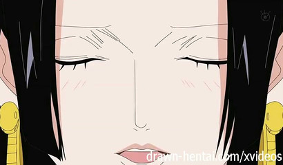 One Piece Hentai - Boa seduces Luffy