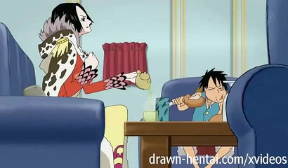 One Piece Hentai - Boa seduces Luffy
