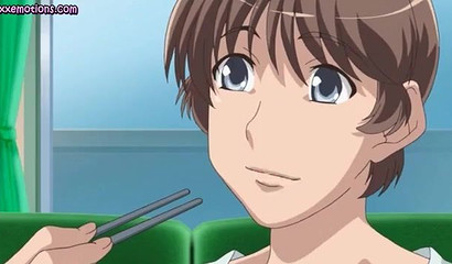 Big tits milf gives nice blowjob and lets young boy to fuck her pussy