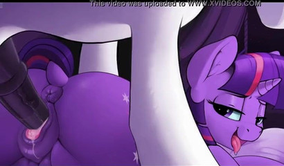 Purple pony getting viciously banged by someone