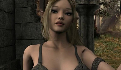 This busty elvish blonde loves to fuck - 3d porn
