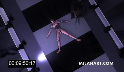 Sexy cyborg babe gets fucked by a futa or something