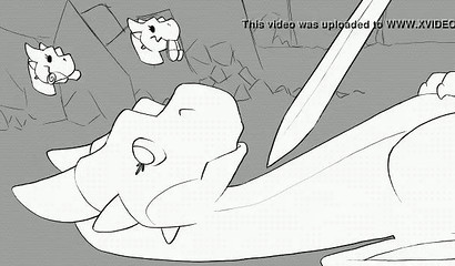 Beautifully animated sex session with a dragon