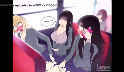 Shy girl gets banged while she is riding on the bus