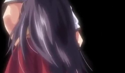 Deep fuck in ass and throat for hot anime girl in BDSM hentai