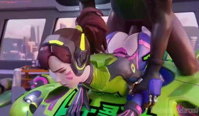 Fuck me hard! D.Va from Overwatch loves rough sex