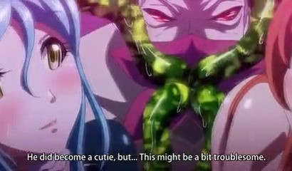 Big tits babes pleasured and fucked by magic tentacles