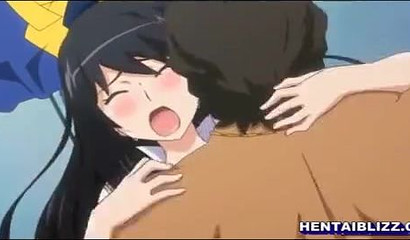 Awesome busty brunette roughly fucked at school