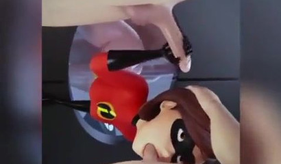Helen and Violet Parr fuck in 3D porn cartoon compilation