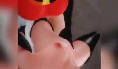 Helen and Violet Parr fuck in 3D porn cartoon compilation