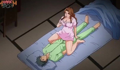 Anime son loves step-mom