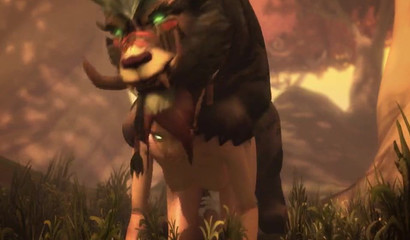 Naked elf gets fucked in doggy style position