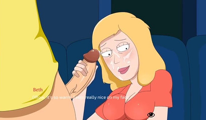 Beth gets some experience with Morty's cock