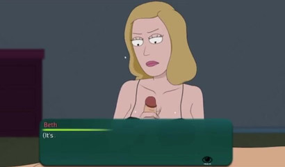Beth gets some experience with Morty's cock