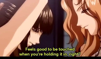 Tied up hentai girls molested by horny dude
