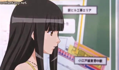Busty anime girl molested in public - eng subs hentai video